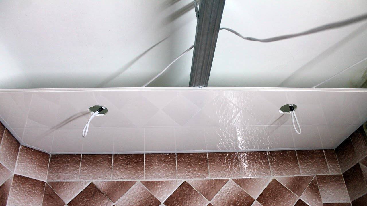 Подвесной Потолок В Ванной Из Пластиковых Панелей