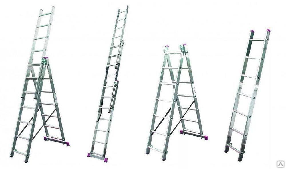 Многофункциональные алюминиевые лестницы: 7 разновидностей