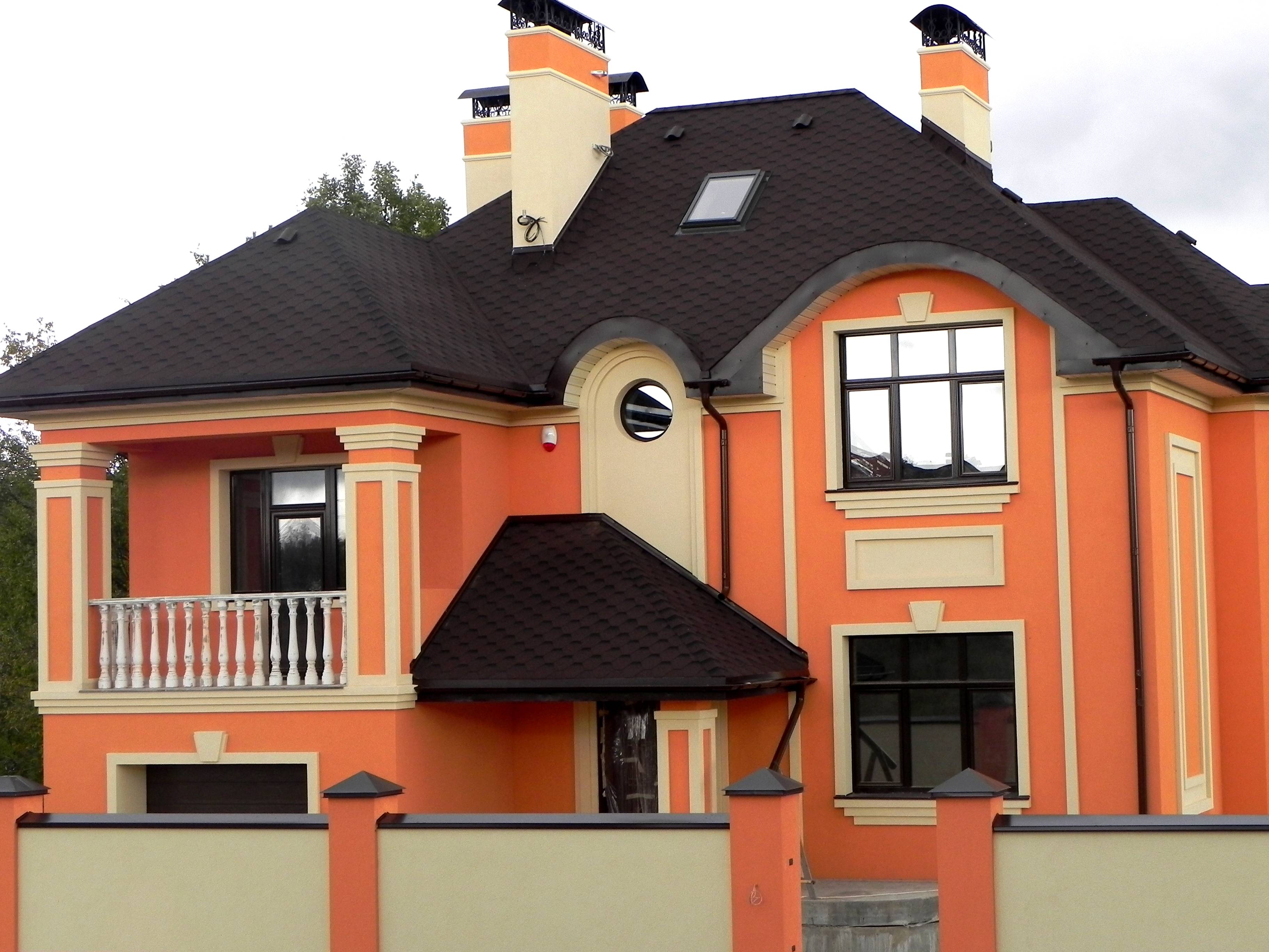 Технология покраски фасада дома