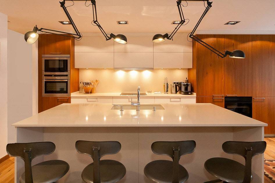 Освещение на кухне: как правильно организовать освещение на кухне