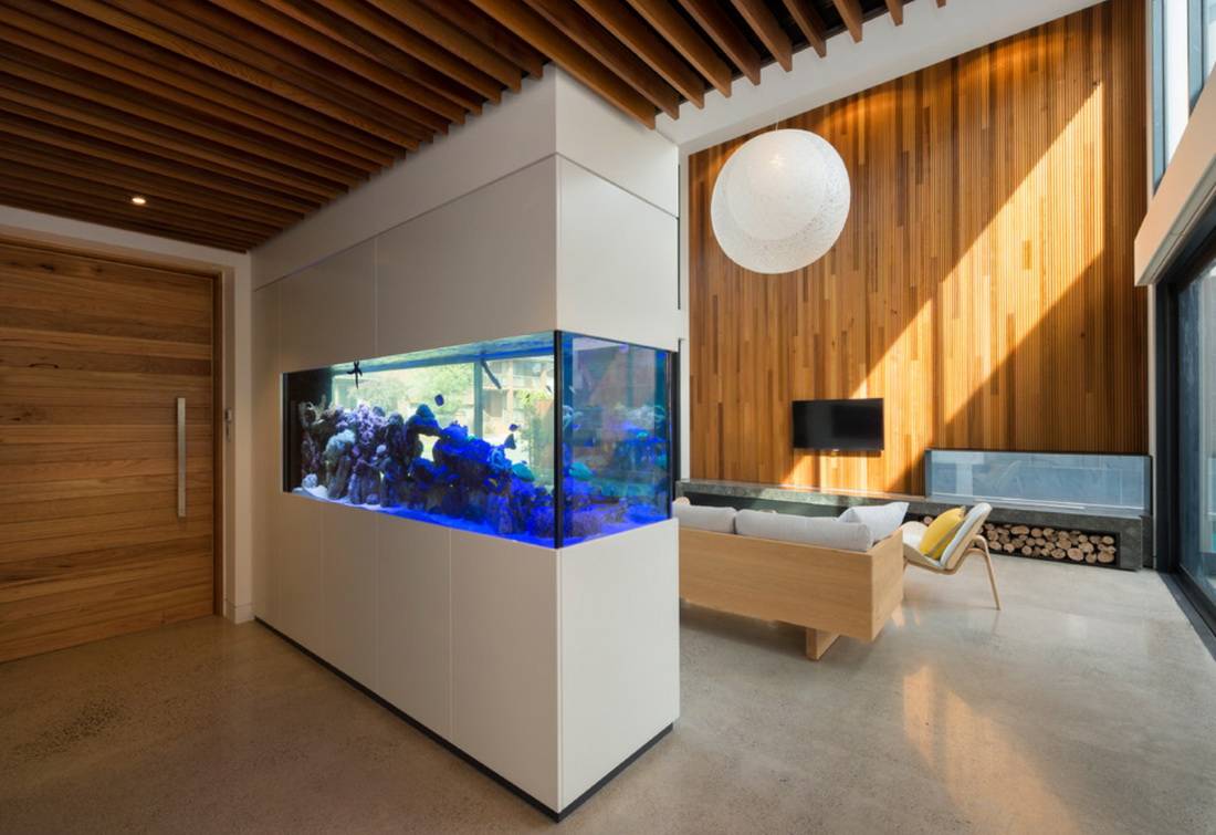 Роль аквариумов в интерьере квартиры