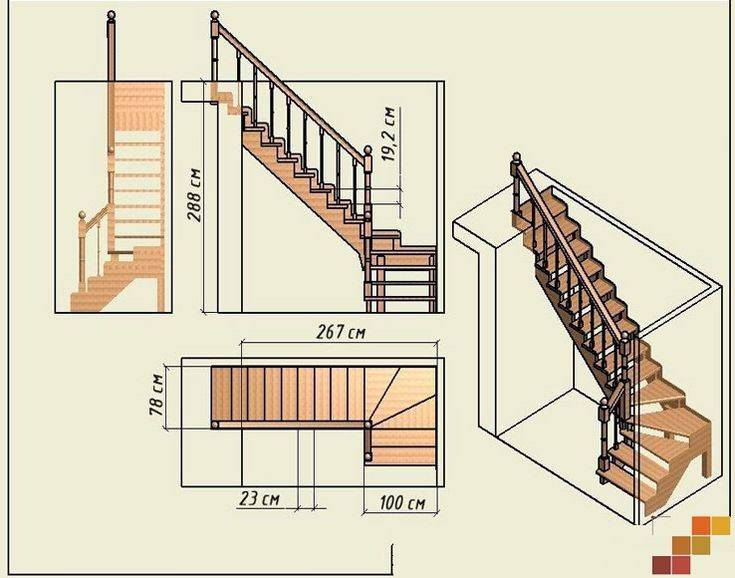 Лестница в доме своими руками: руководство по выбору материалов и монтажу