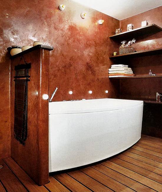 Декоративная штукатурка в ванной комнате: разновидности и нанесение | ремонт и дизайн ванной комнаты