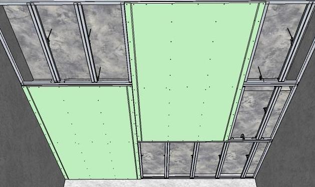 Как приклеить гипсокартон к потолку - характеристика простых конструкций, детальное фото +видео