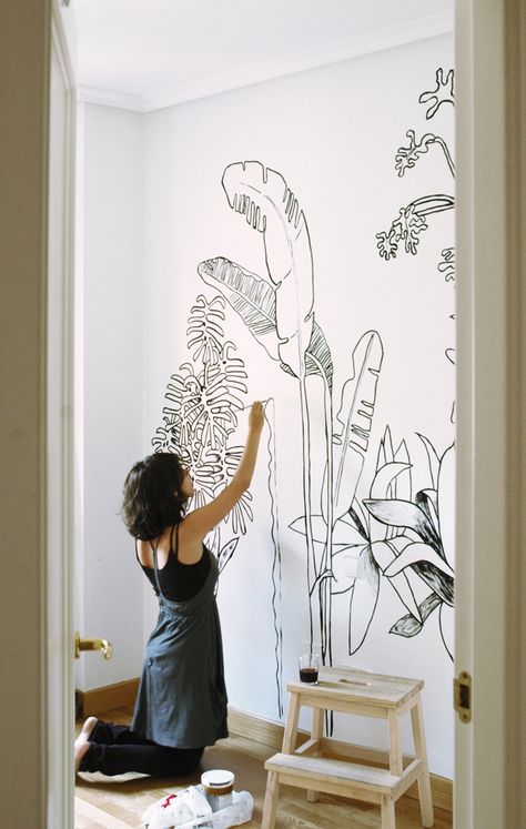 Рисунки на стенах своими руками: лучшие идеи дизайна