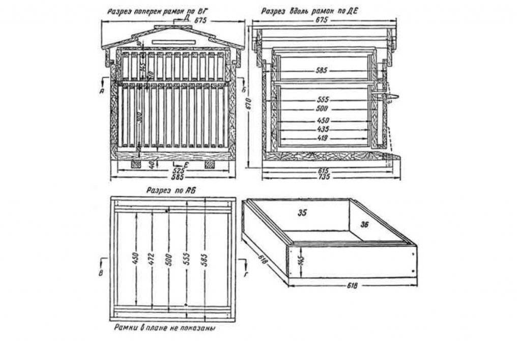 Ящик пчеловода своими руками чертежи