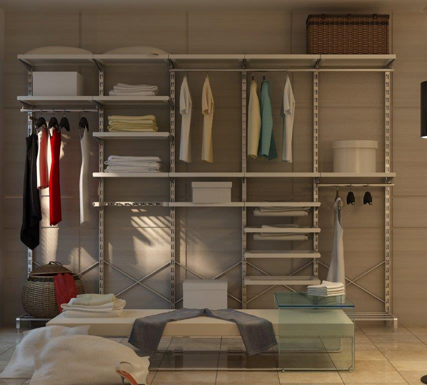 Системы хранения вещей в гардеробной: оптимальные варианты