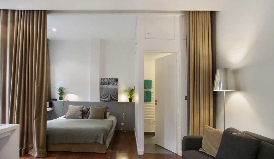 Перегородки в квартире для разделения зоны на две комнаты: современные идеи, две комнаты из одной