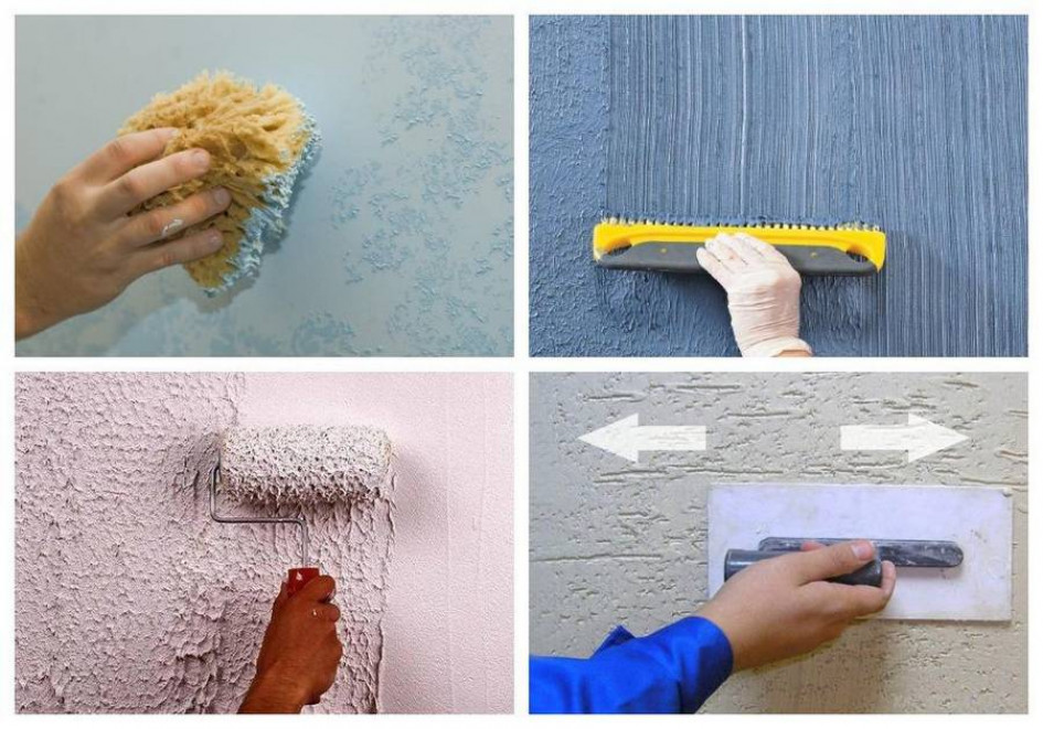 Как сделать декоративную штукатурку своими руками в домашних условиях, пропорции смеси и состав штукатурки из шпатлевки видео технология изготовления