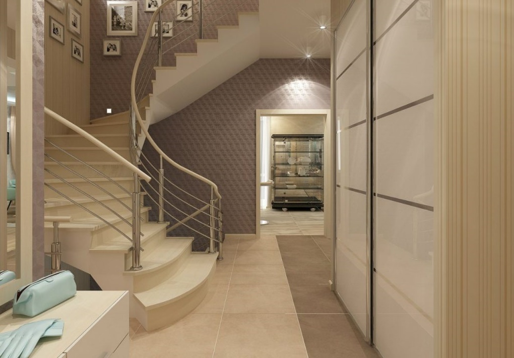 Дизайн лестницы на второй этаж в частном доме +100 фото примеров