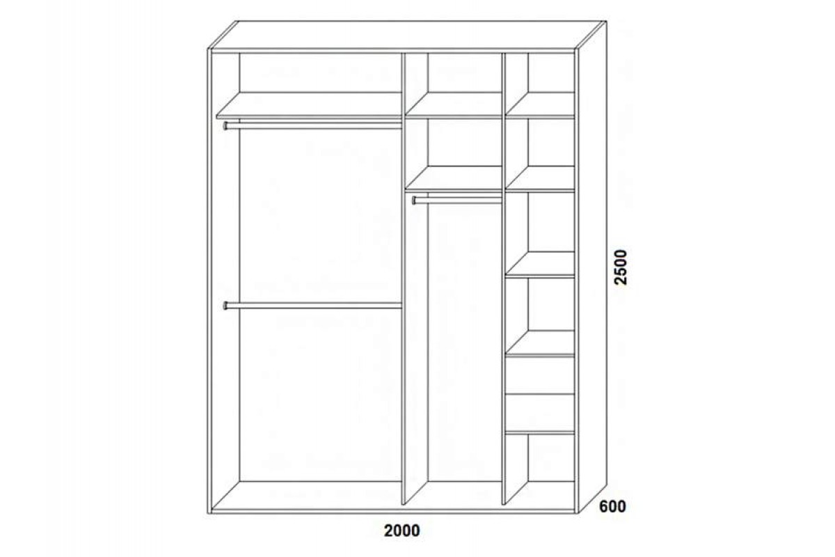 Грамотное планирование внутреннего пространства шкафа-купе