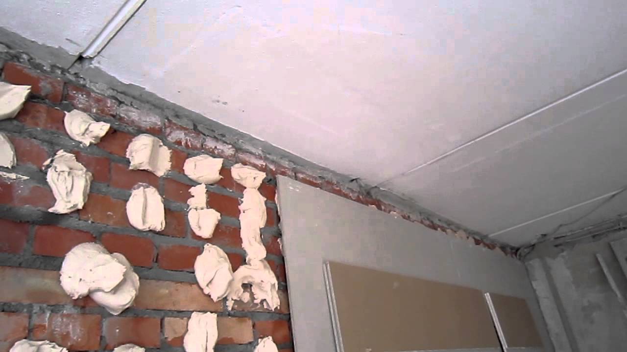 Выравнивание стен гипсокартоном без каркаса своими руками: видео