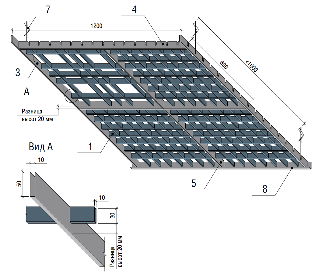 Потолки грильято: схема и устройство,установка, компоненты, стоимость | вариант юг строй