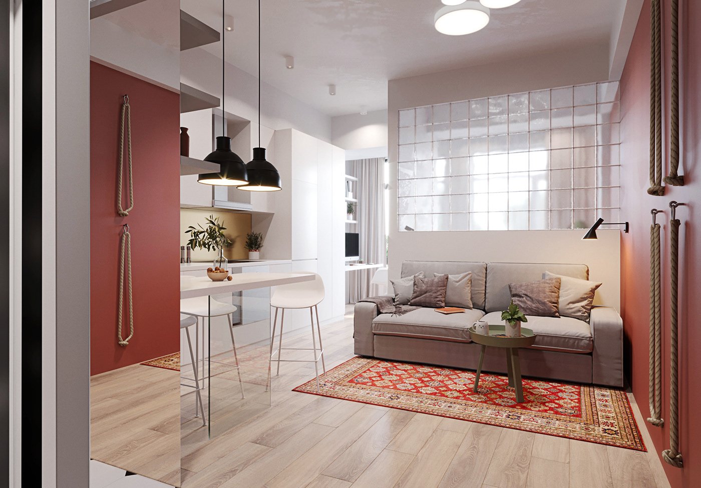 Дизайн маленькой квартиры студии: зонирование, лайфхаки и хитрости