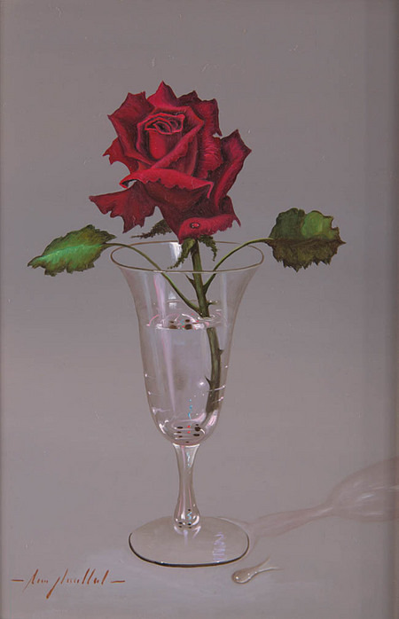 Вышивка крестом: схемы роз на примере белых и красных
