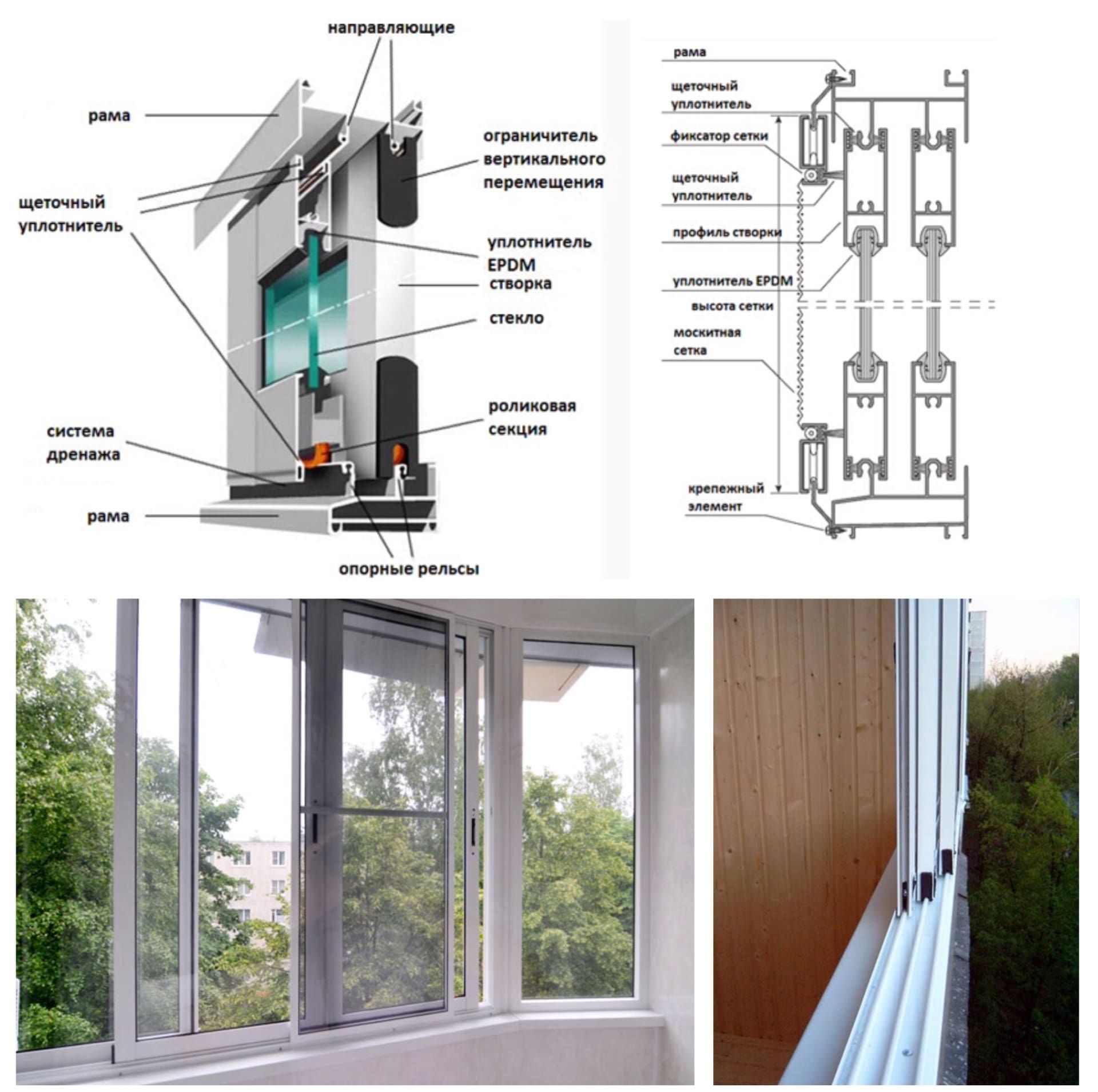 Монтаж алюминиевого остекления балконов и лоджий своими руками: особенности конструкции +фото и видео