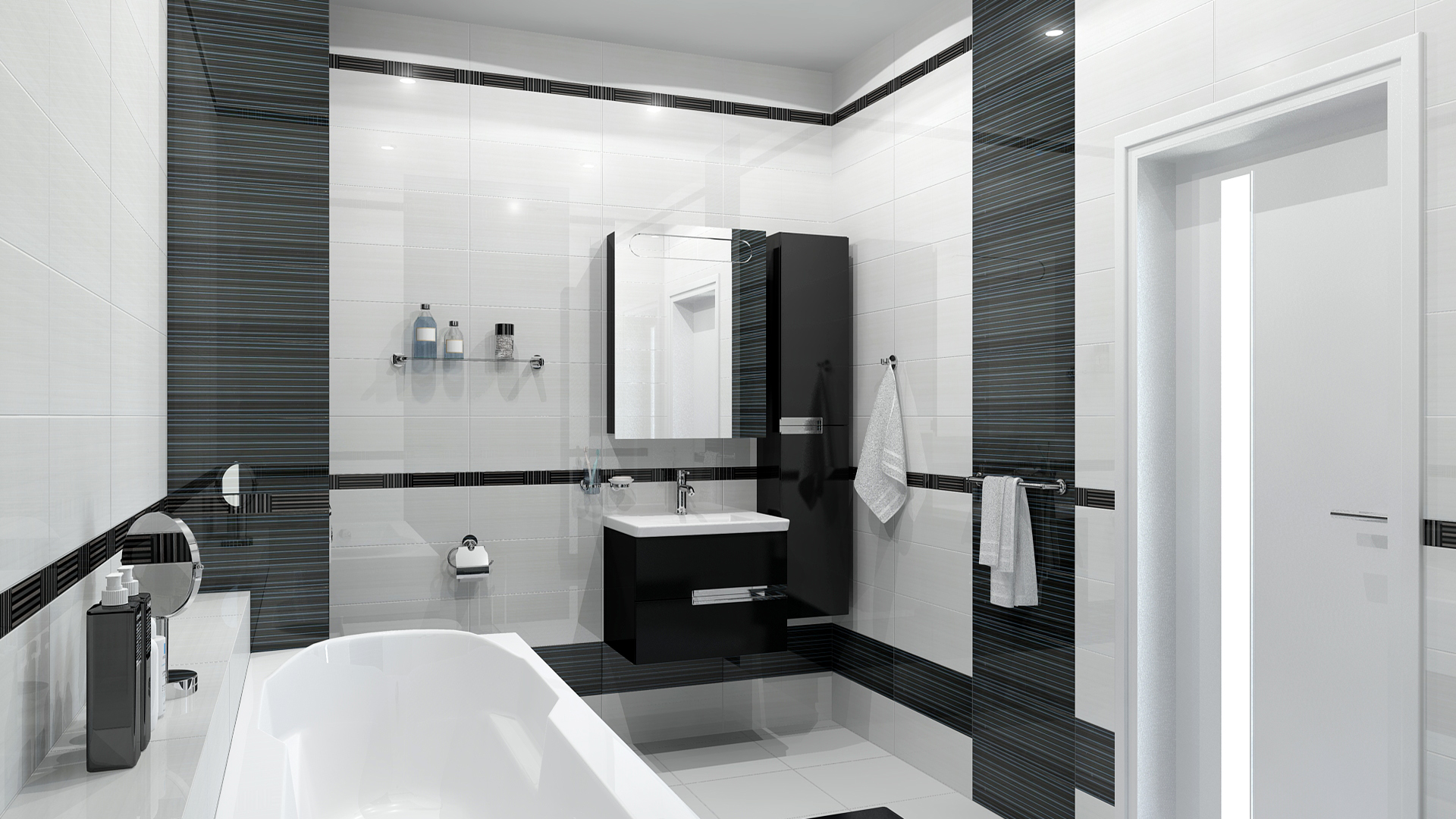 Дизайн плитки в ванной: лучшие идеи дизайна и особенности создания стильного оформления (130 фото)