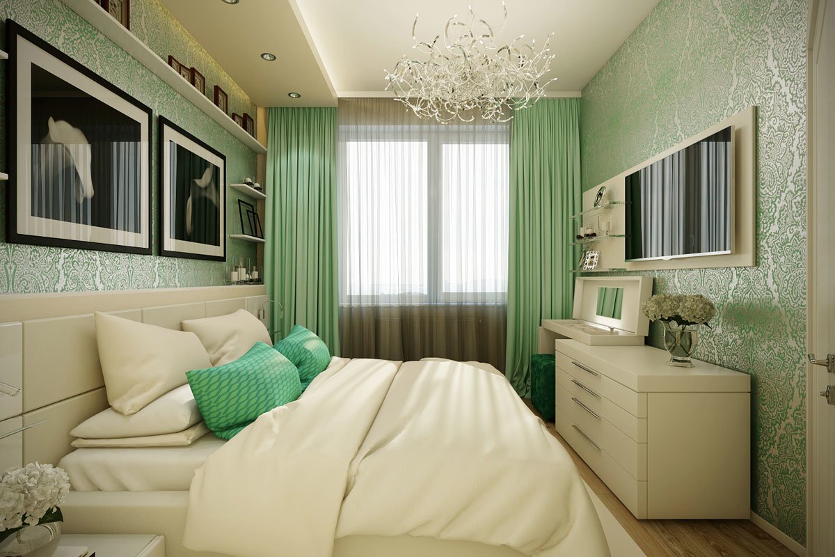 Идеи для маленькой спальни: стильный интерьер в ограниченном пространстве