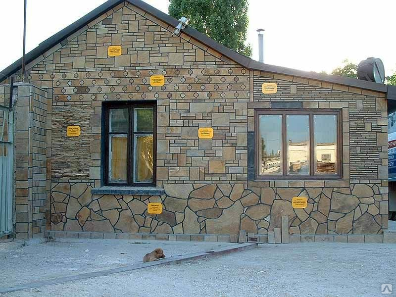 Искусственный камень для фасада: облицовка и отделка частного дома своими руками + фото