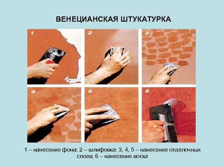 Венецианская штукатурка технологическая карта