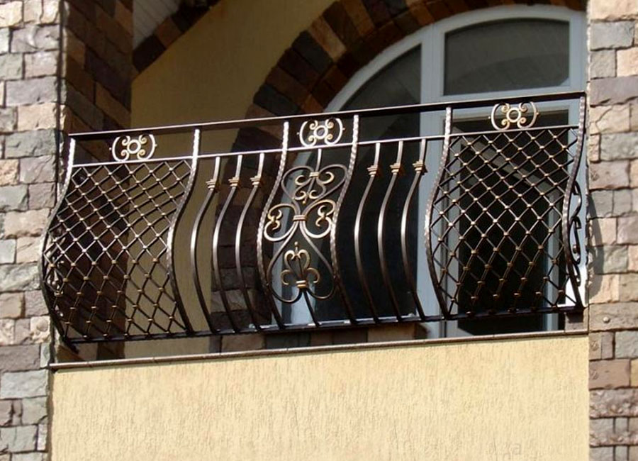 Кованые балконы - оригинальные модели и советы как сделать кованные балконы (110 фото)