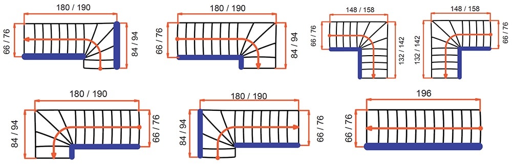 Лестница в доме на второй этаж размеры и схемы