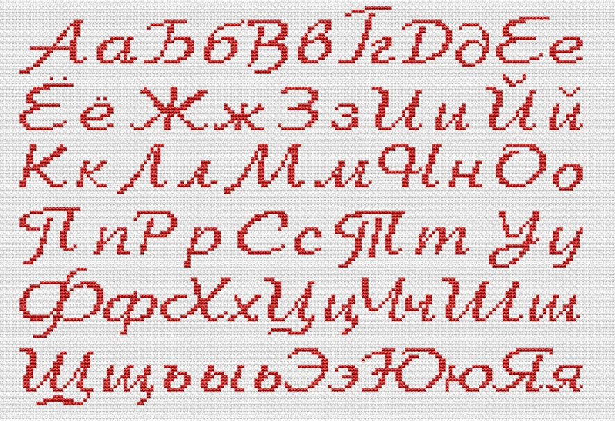 Вышивание крестиком для начинающих: цифры, буквы и алфавит на одежде - сайт о рукоделии