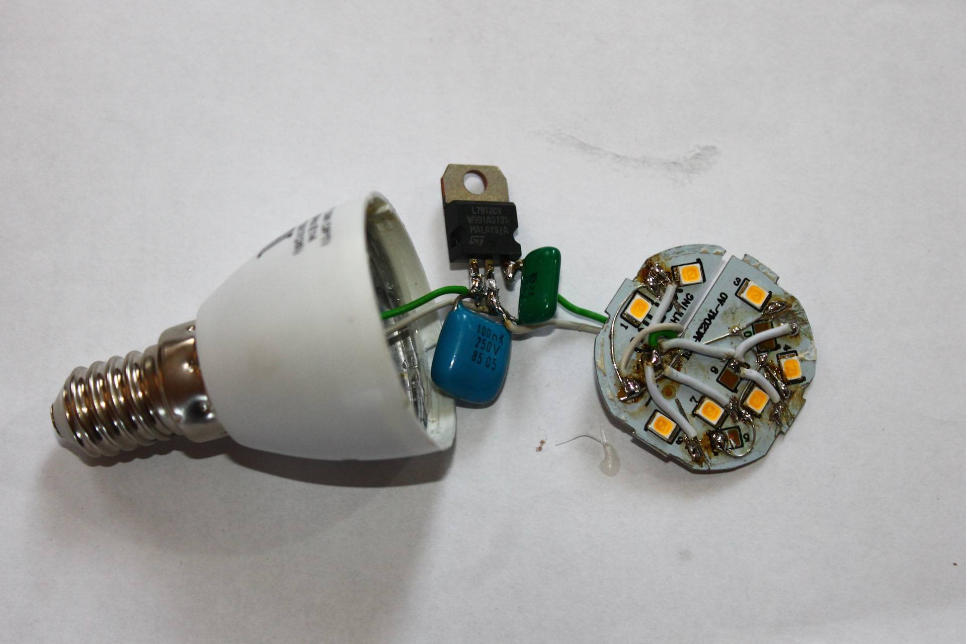 Ремонт светодиодных светильников своими руками - советы электрика - electro genius