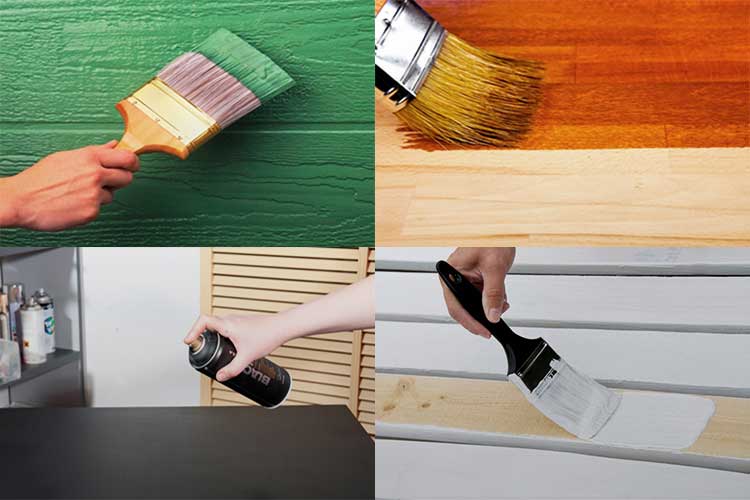 Покраска новой деревянной двери: выбор материала и правила красивого нанесения