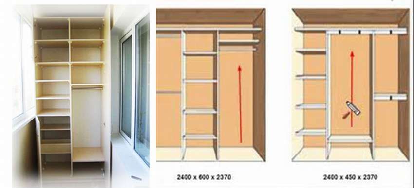 Шкаф на балкон: топ-100 фото удобного и практичного дизайна мебели на балконе