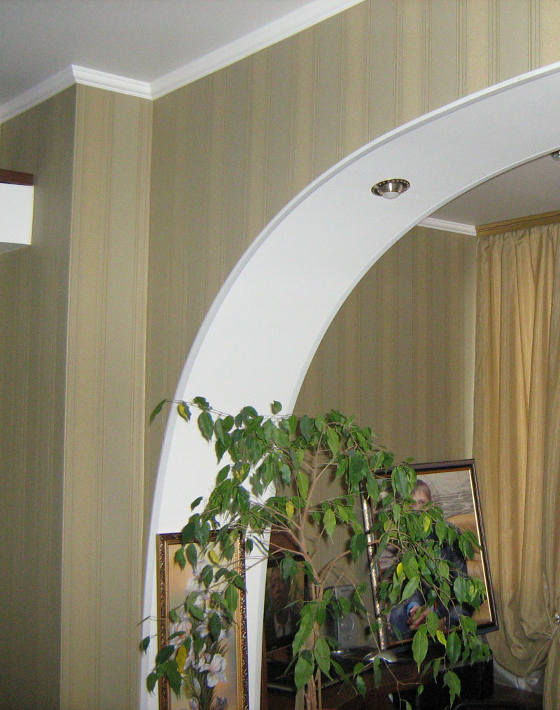Межкомнатные арки из гипсокартона, дерева, кирпича своими руками: фото, видео установки и отделки