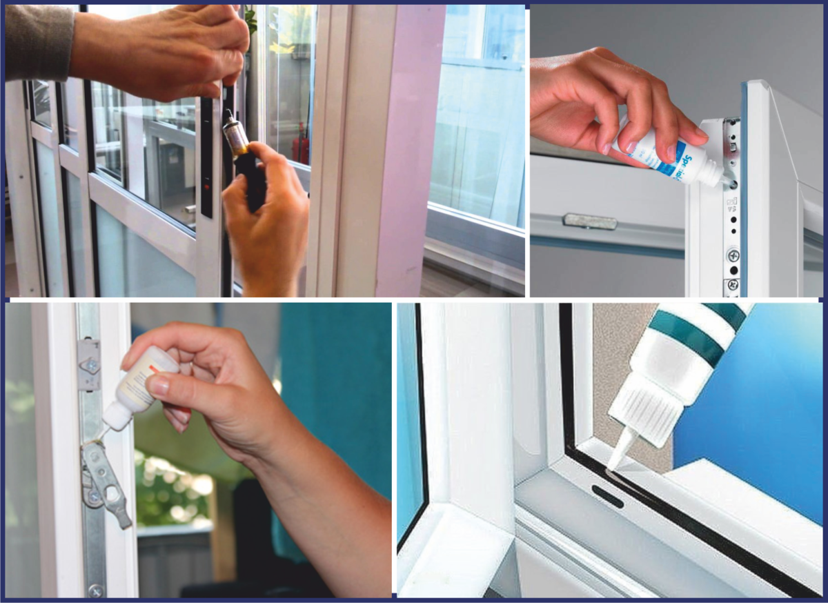 Как смазывать пластиковые окна: узнай как правильно самостоятельно обработать все механизмы: уплотнители, фурнитуру, петли и замки своими руками