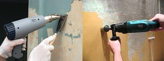 Как снять краску с бетонной стены - обзор методов