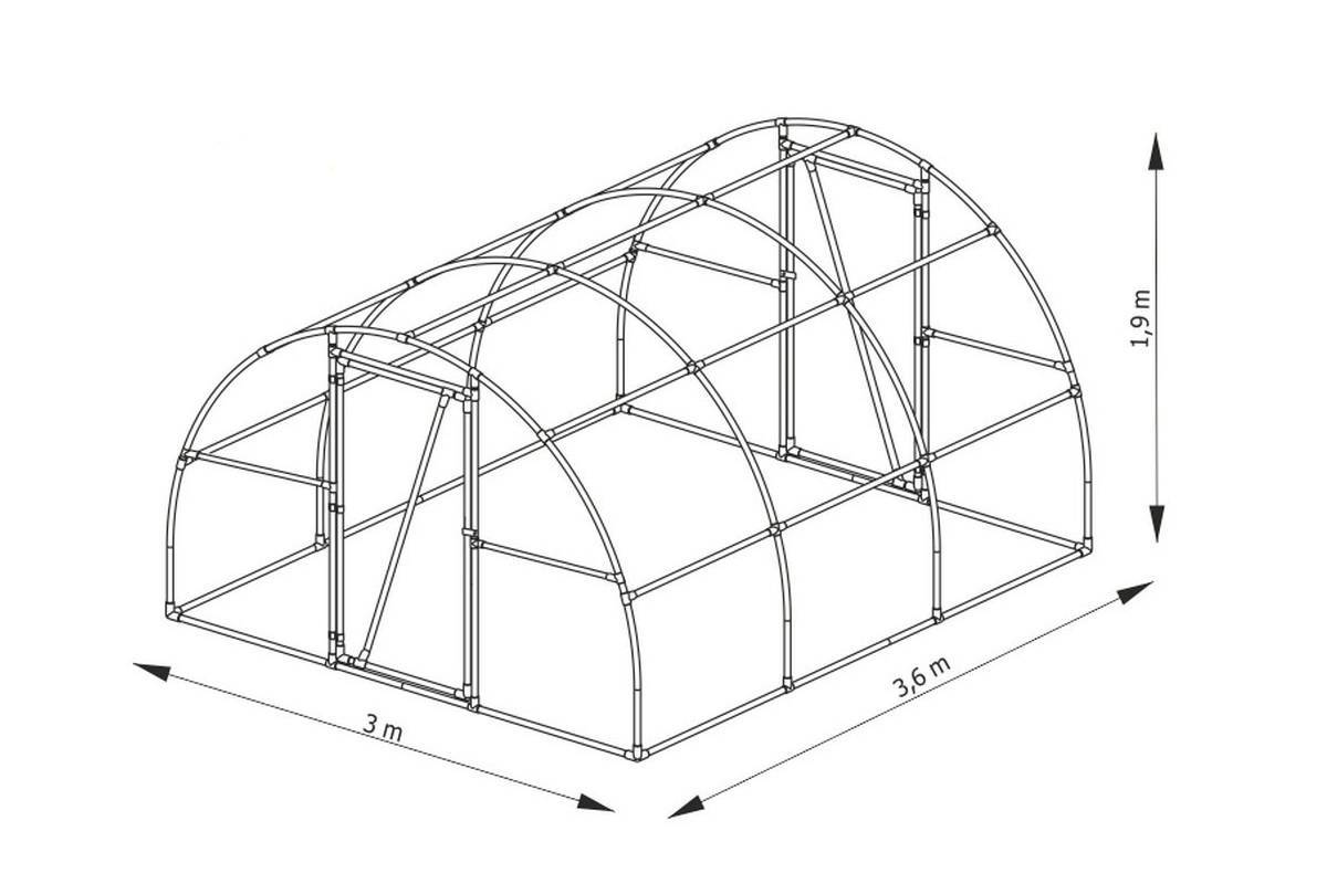 Размеры теплицы из поликарбоната чертеж 3х6 [47 фото], как сделать проект-схему теплицы своими руками, размеры парника 3 на 6 метров