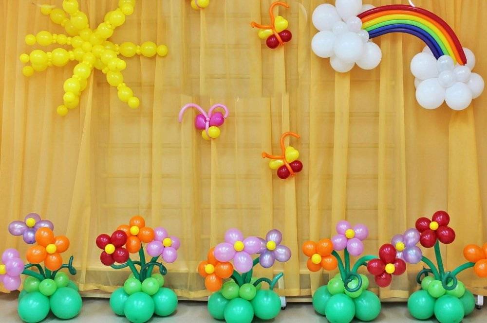 Как необычно украсить комнату воздушными шарами - 13 идей украшения комнаты шарами к разным случаям