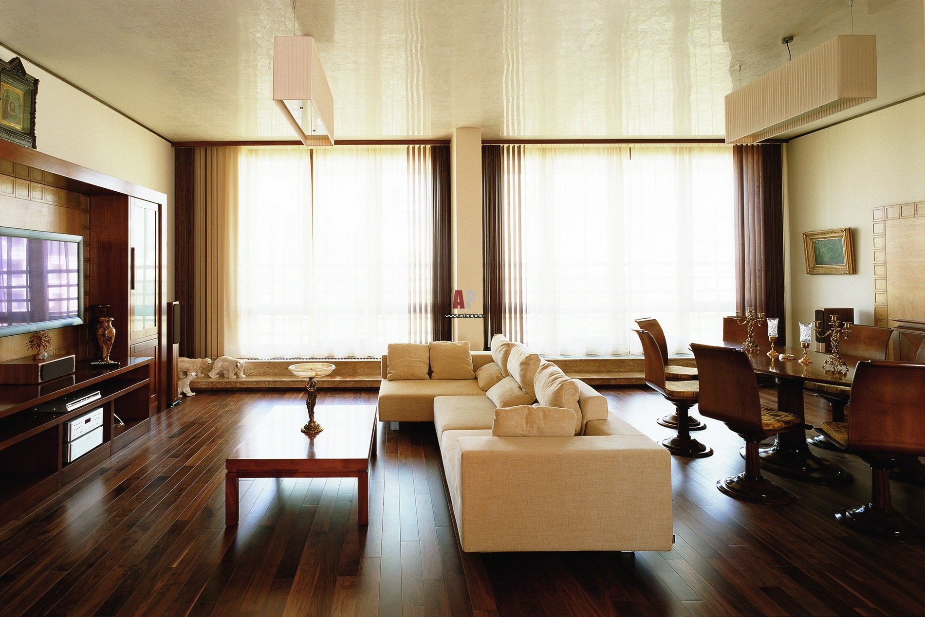Занавески в зал в современном стиле, прованс, классике, минимализм, хай-тек, модели современных штор