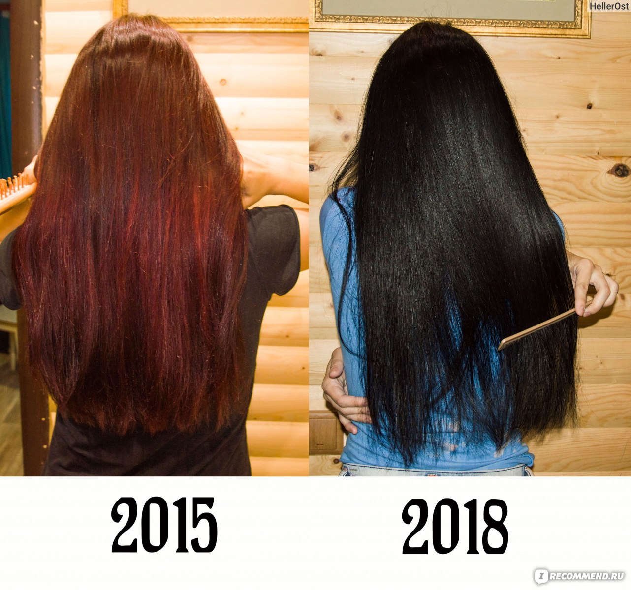 Хна и басма для волос фото до и после