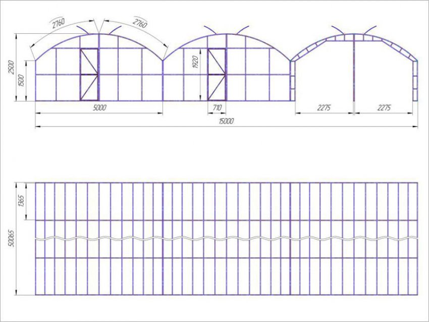 Теплицы проекты и чертежи