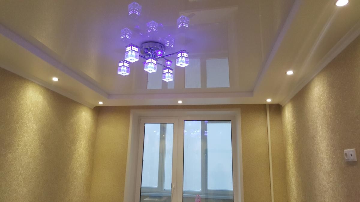 Двухуровневый потолок своими руками: как сделать из гипсокартона, в том числе с подсветкой, можно ли натяжной, а также инструкция, схемы разметки, фото, дизайн