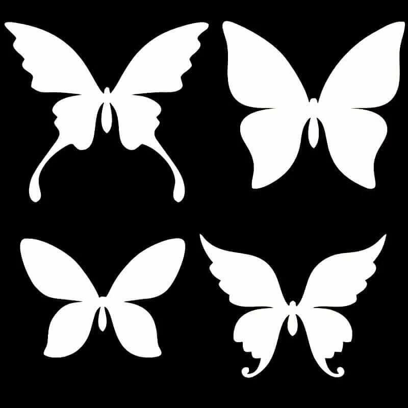Интерьерный декор бабочками