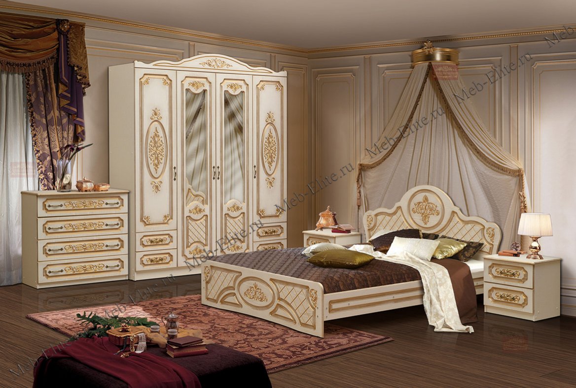 Классические спальни: 200 фото лучших идей по оформлению красивой спальни в классическом стиле