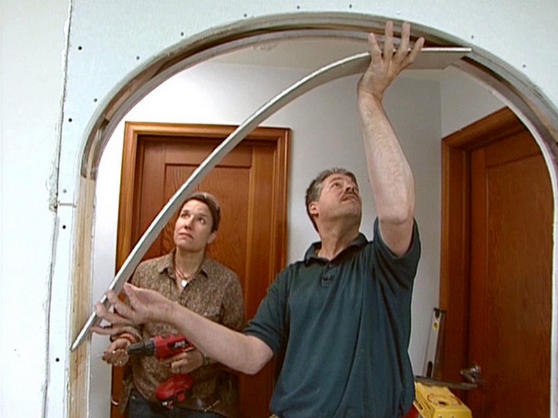 Как сделать арку своими руками в квартире, доме - из гипсокартона, фанеры: пошаговая инструкция монтажа межкомнатного арочного проема (фото, видео)