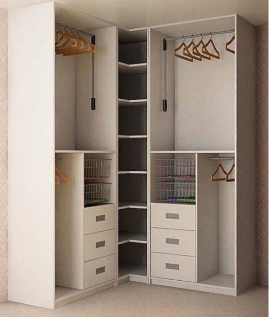 Угловой шкаф в спальню: вместительный и многофункциональный элемент помещения – советы по ремонту