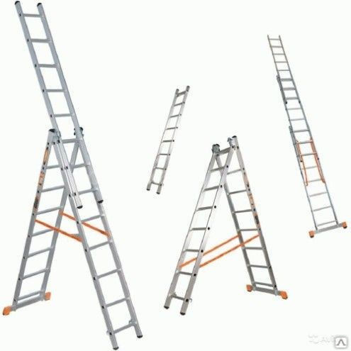 Лестница складывающаяся к стене