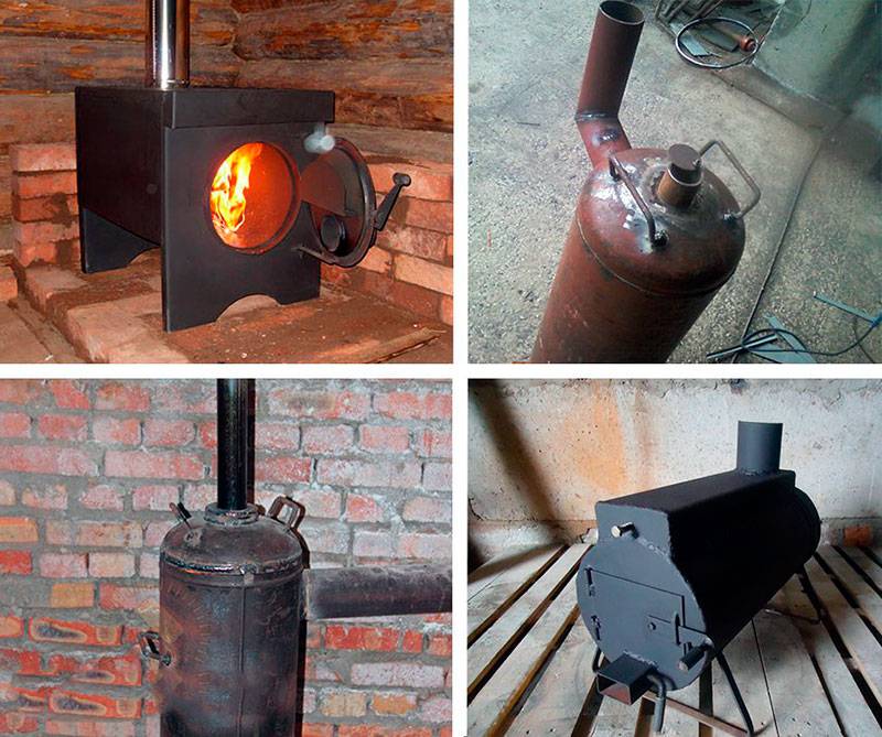 Как сделать печь длительного горения для гаража - с фото и видео