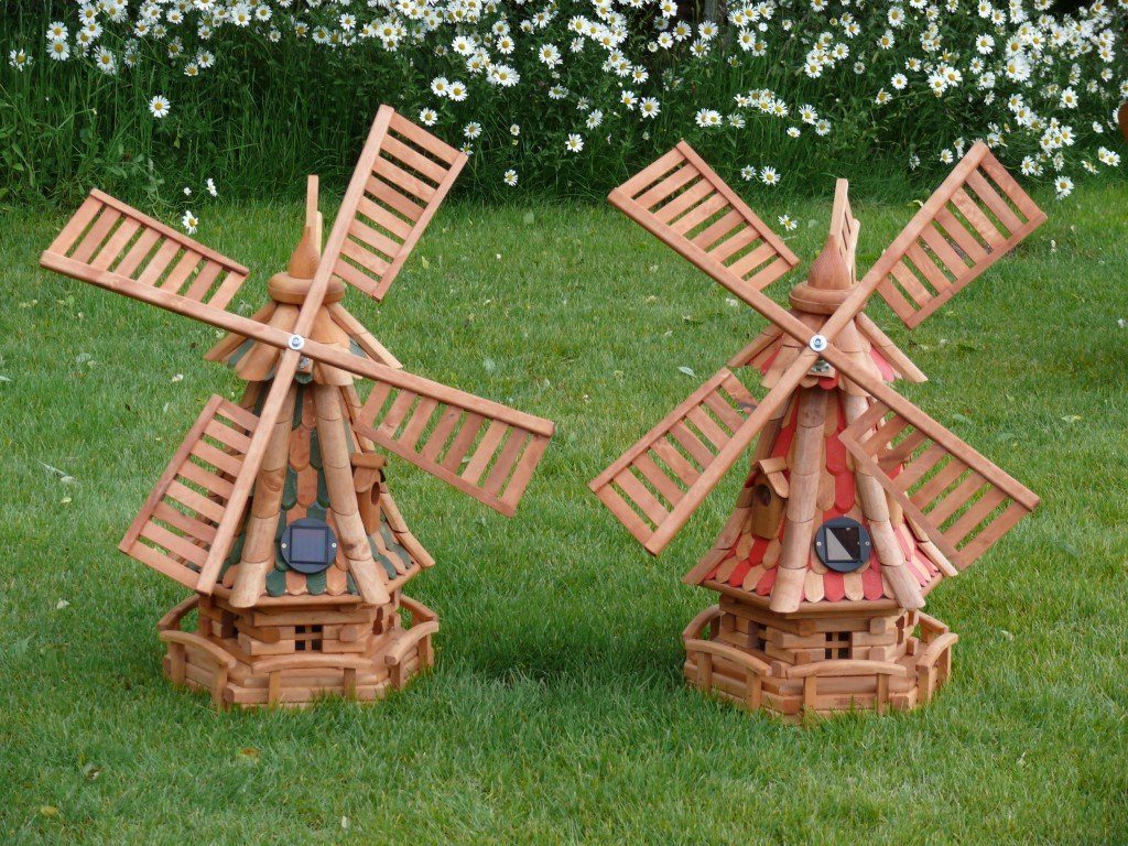Мельница своими руками: как сделать декоративную ветряную конструкцию из фанеры для сада
