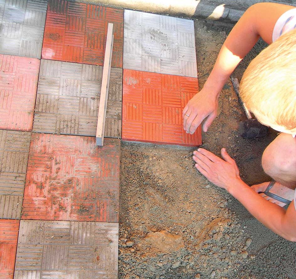 Технология изготовления тротуарной плитки своими руками