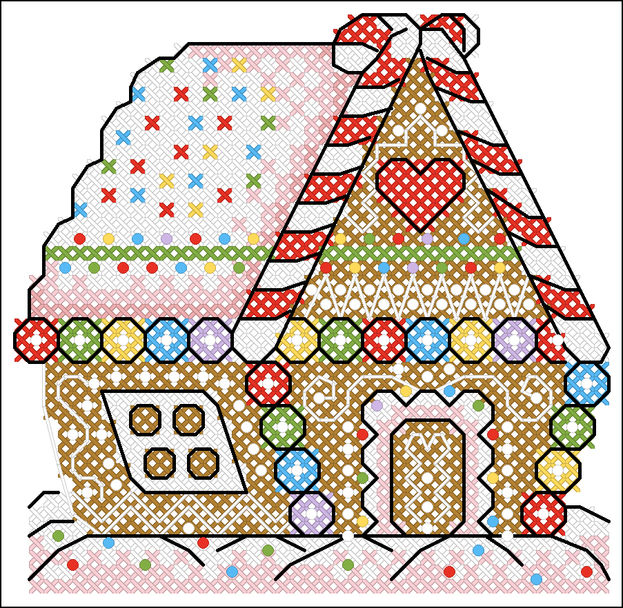 Вышивка крестом схемы домов: мини-схемы с новым годом, можно ли хранить, исполнение желаний, разрез делать - swoofe.ru