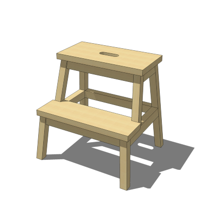 Табурет-стремянка: алюминиевый и деревянный складной стул для кухни, как сделать своими руками