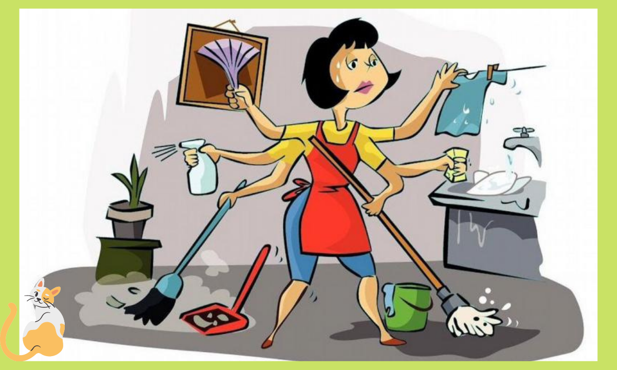 Дневник нищей уборщицы. Стирка уборка готовка. Домохозяйка иллюстрация. Женщина уборка. Женщина вся в домашних делах.